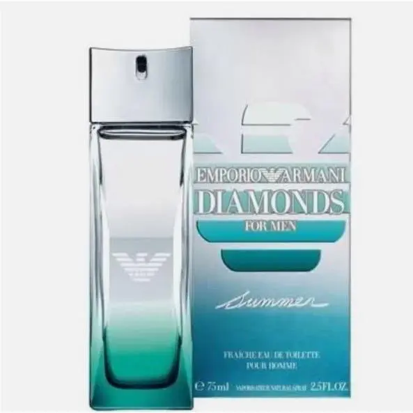 Emporio Armani Diamonds Summer  For Men 2.5 oz Edt Spray by Giorgio Armani