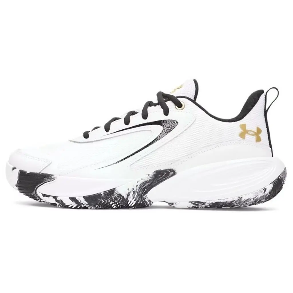 Under Armour shoes - Under Armour Lockdown 8 - Lockdown - White, Manufacturer: White / Metallic Gold - 100 2