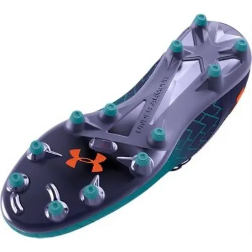 Under Armour shoes - GLACIER BLUE-SONAR BLUE-ORANGE BLAST 2