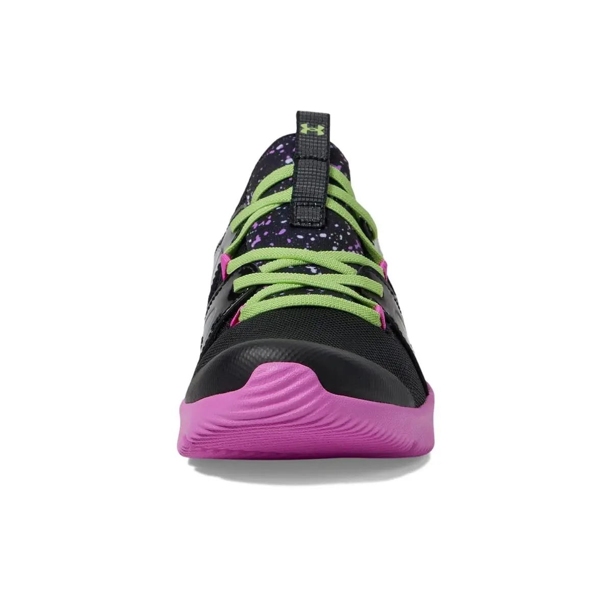 Under Armour shoes - Black/Vivid Magenta/Morph Green 1