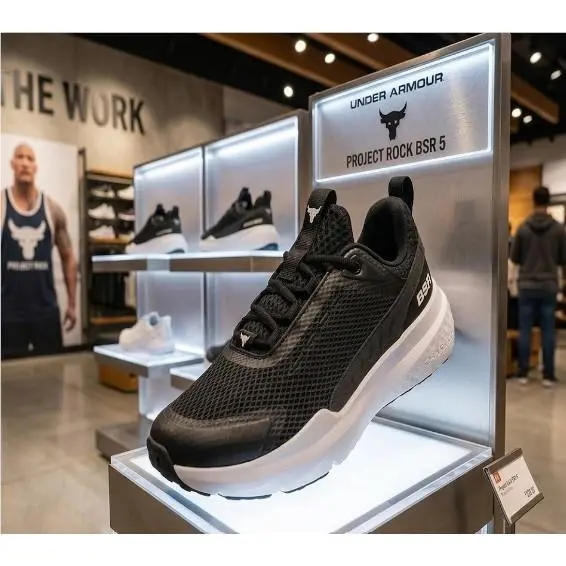 Under Armour shoes - Under Armour Project Rock BSR 5 - 3028296-002 - Black/White 5