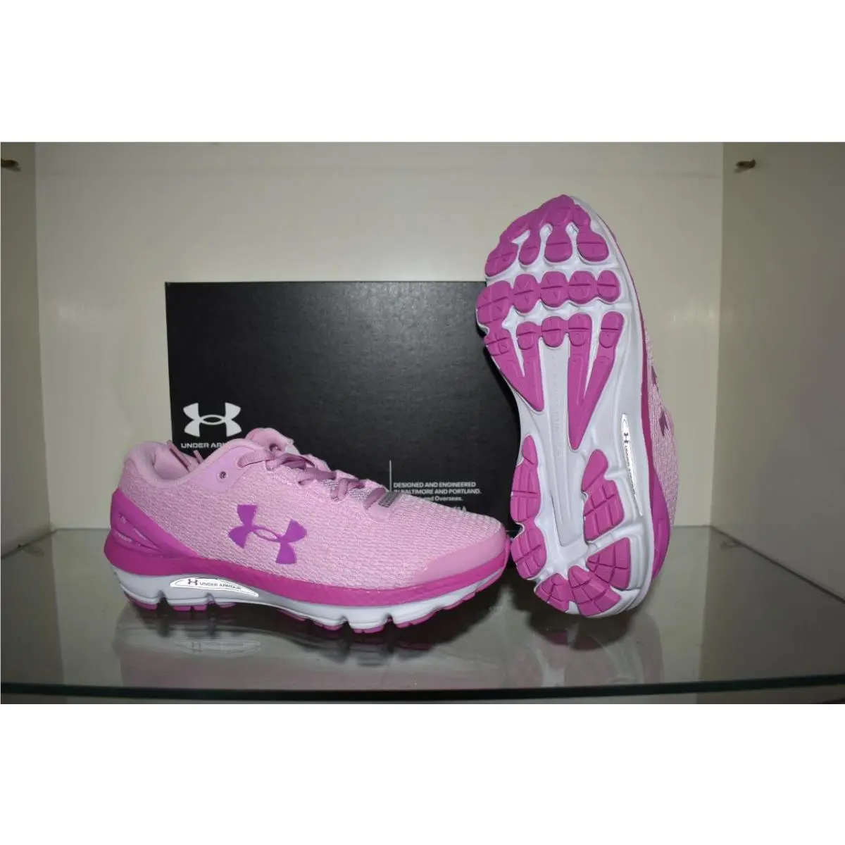 Under Armour Charge Gemini 2020 NM Girls Running Shoes 6005517 638 Pink