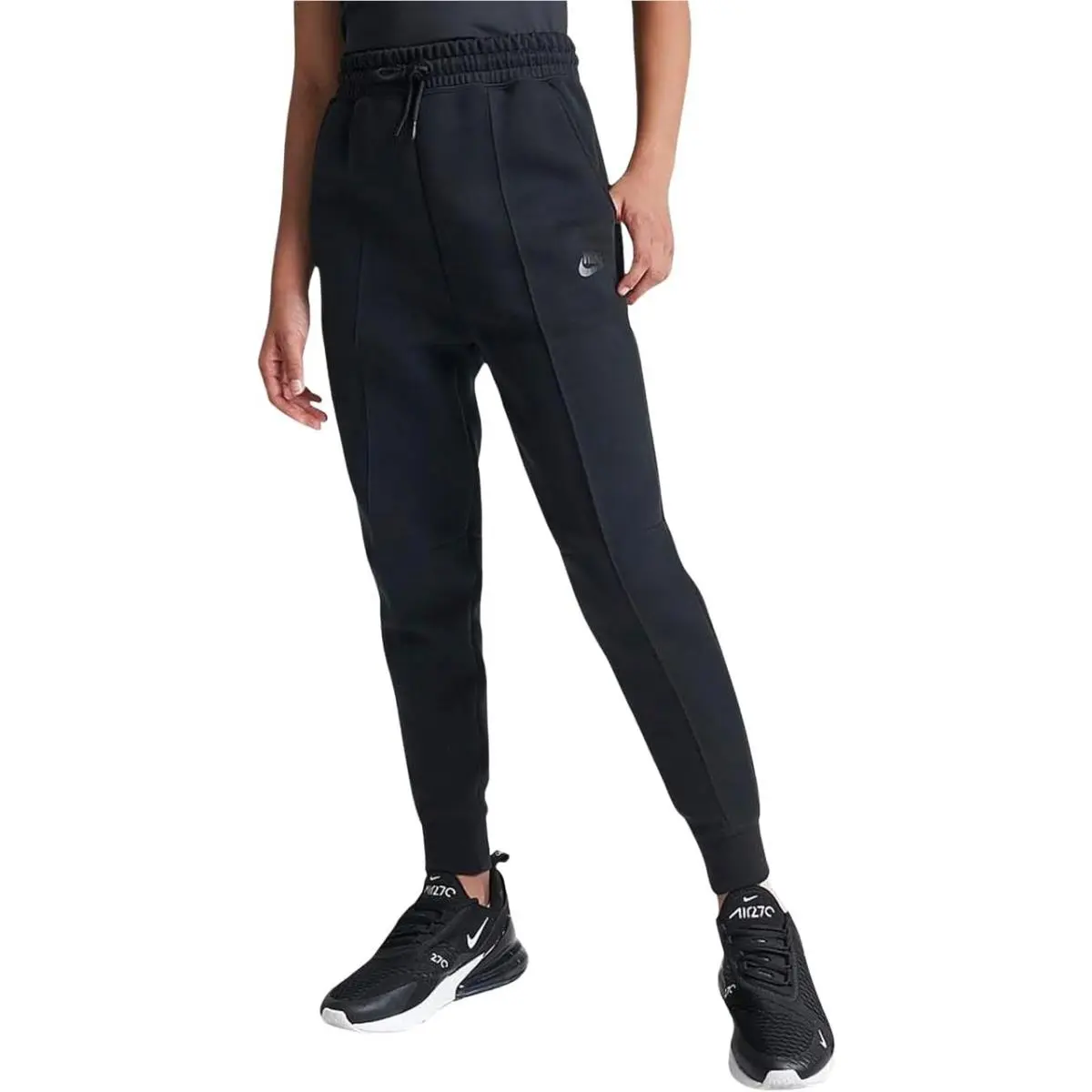 Nike Girl`s Sportswear Tech Fleece Joggers Black FD2975-010 - Black