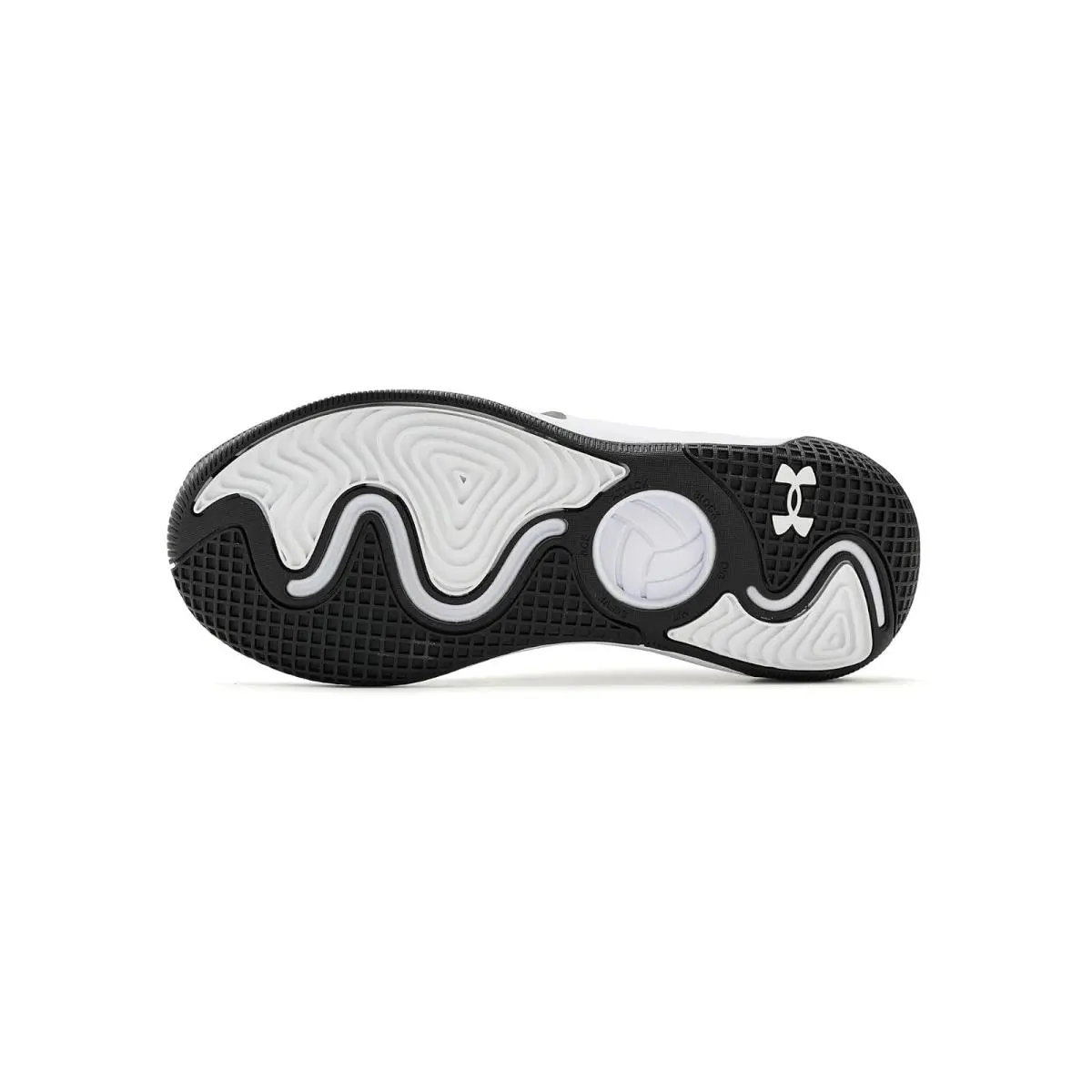 Under Armour shoes - White/Black/Black 3