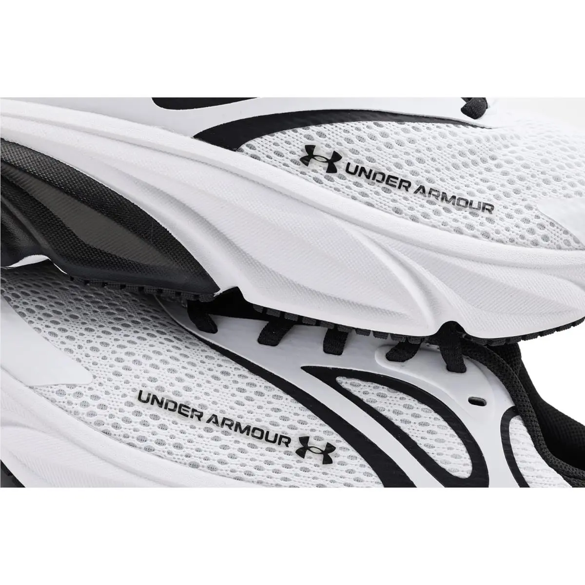 Under Armour shoes - Black/Black/White 25