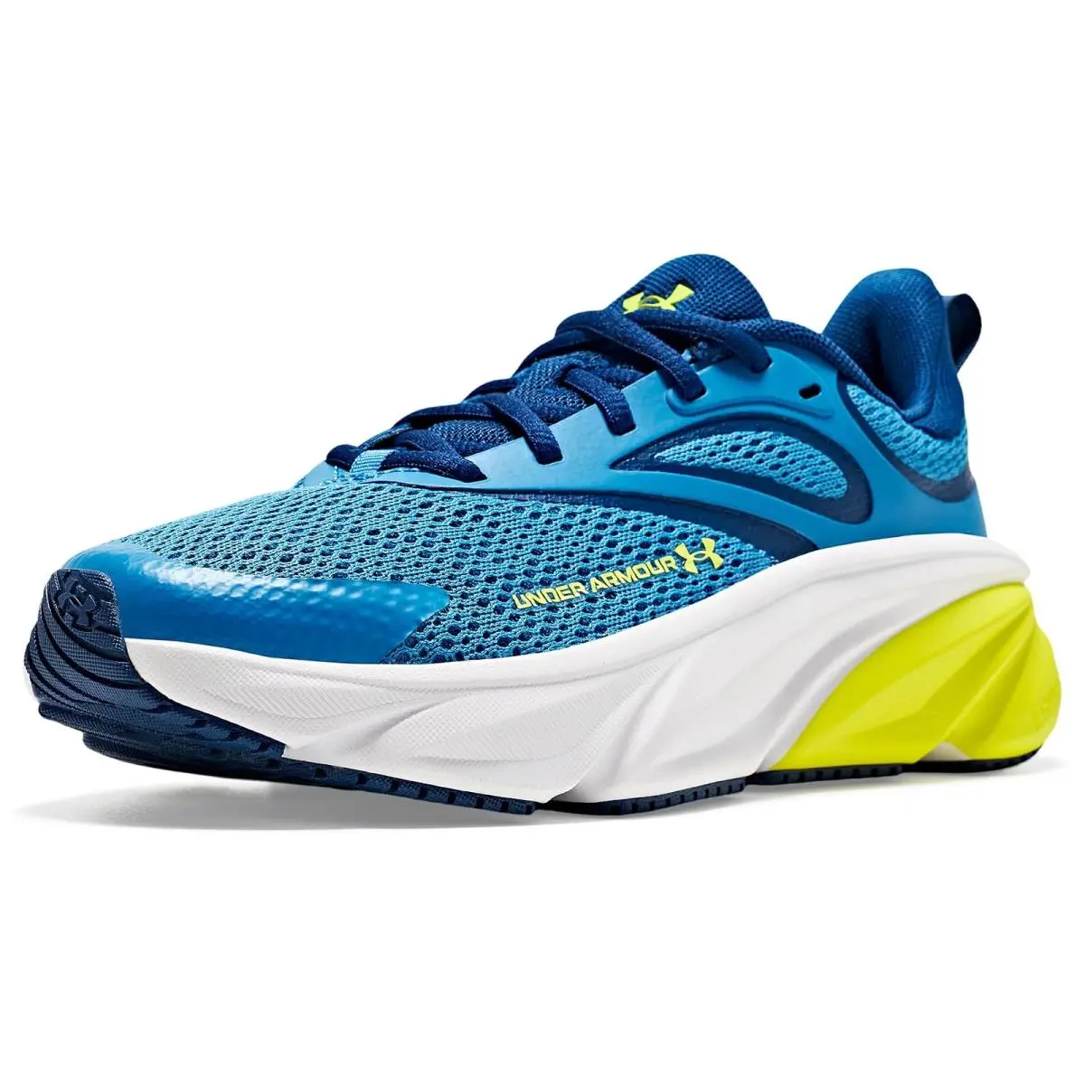 Boys` Sneakers Athletic Shoes  Kids Rogue 6 Big Kid Aegean Blue/Blackout Navy/Flash Light by Under Armour