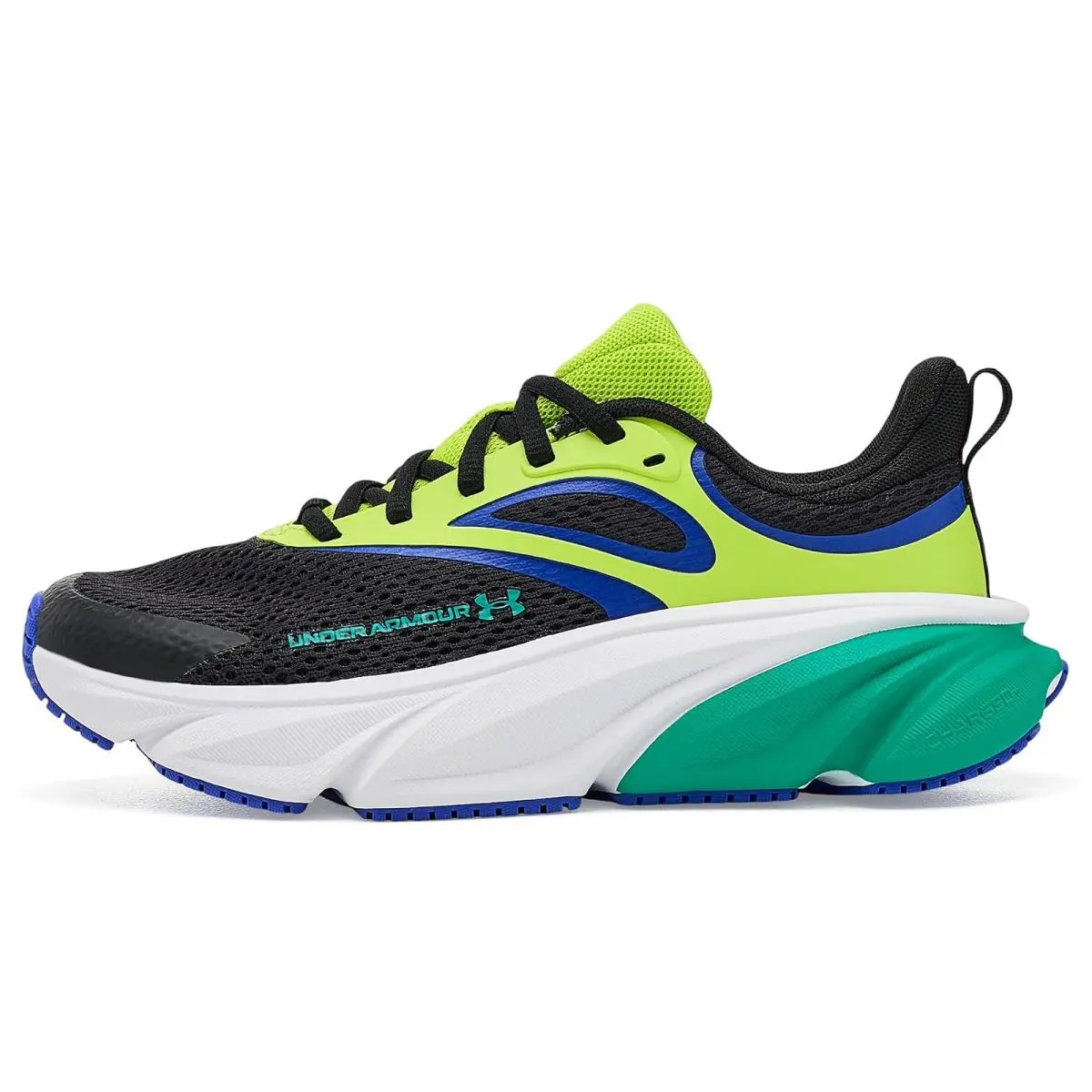 Under Armour shoes - Black/Black/White 16