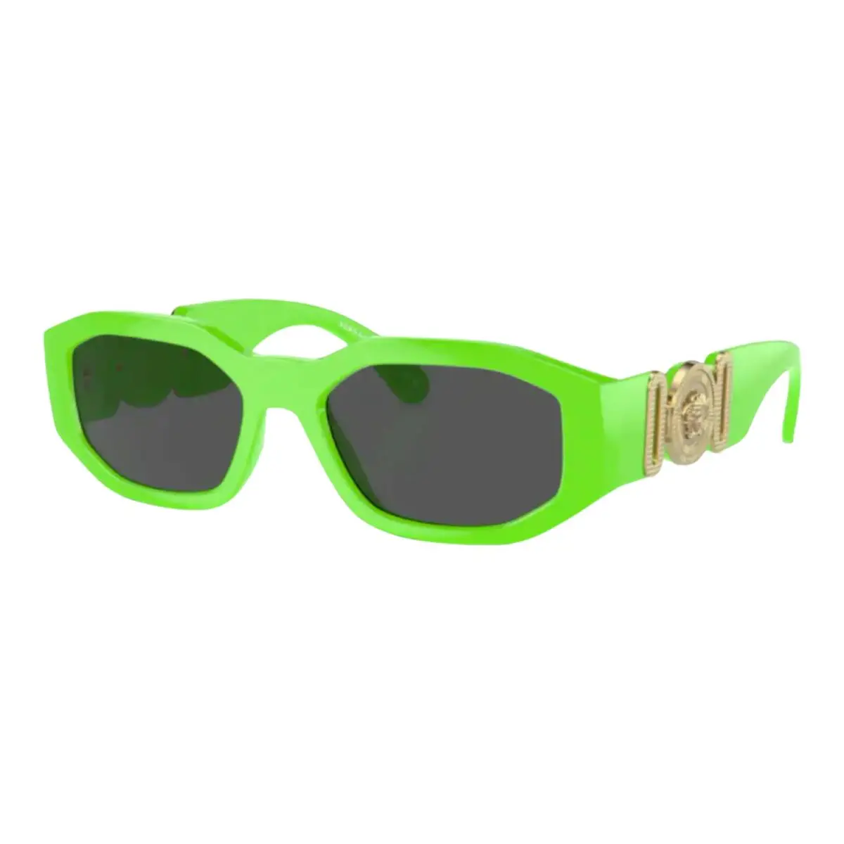Versace Medusa Biggie Sunglasses in Green Fluo 53mm