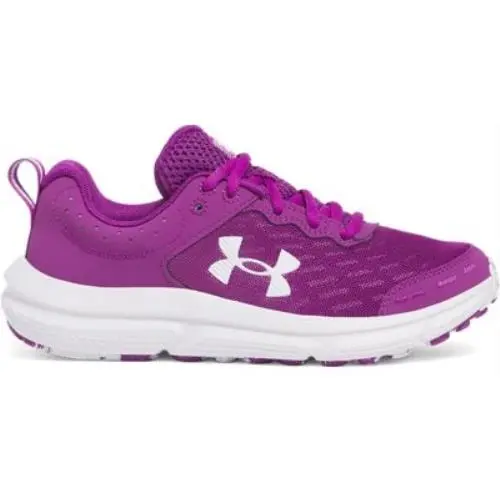 Under Armour Women`s UA Charged Assert 10 Running Shoes Andromeda Purple/white/w - ANDROMEDA PURPLE-WHITE-WHITE