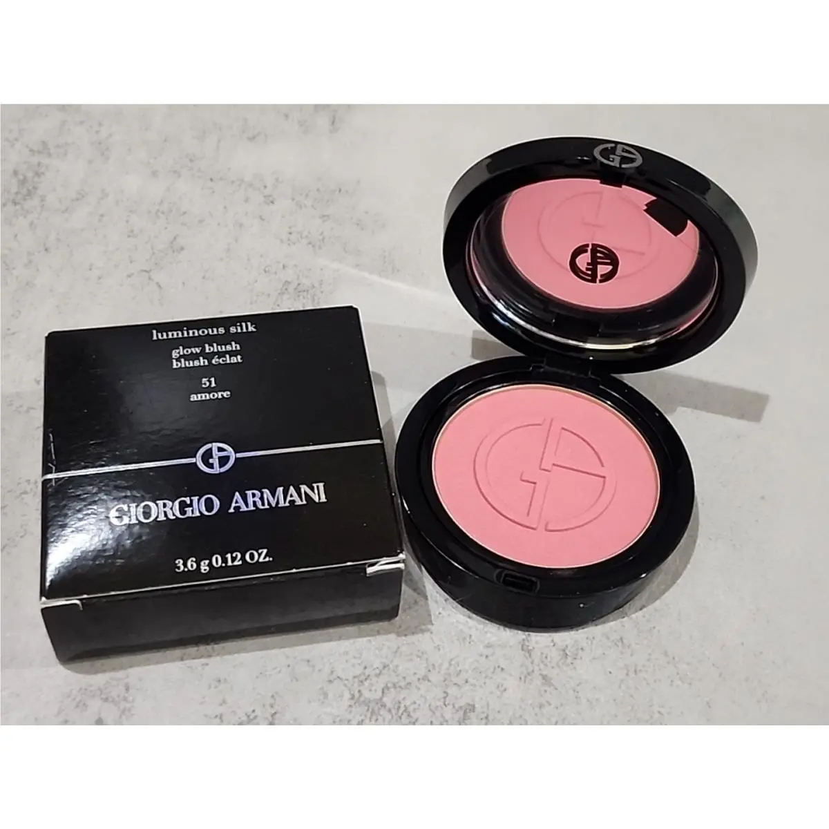 Giorgio Armani Luminous Silk Glow Blush 51 Amore 0.12 Oz