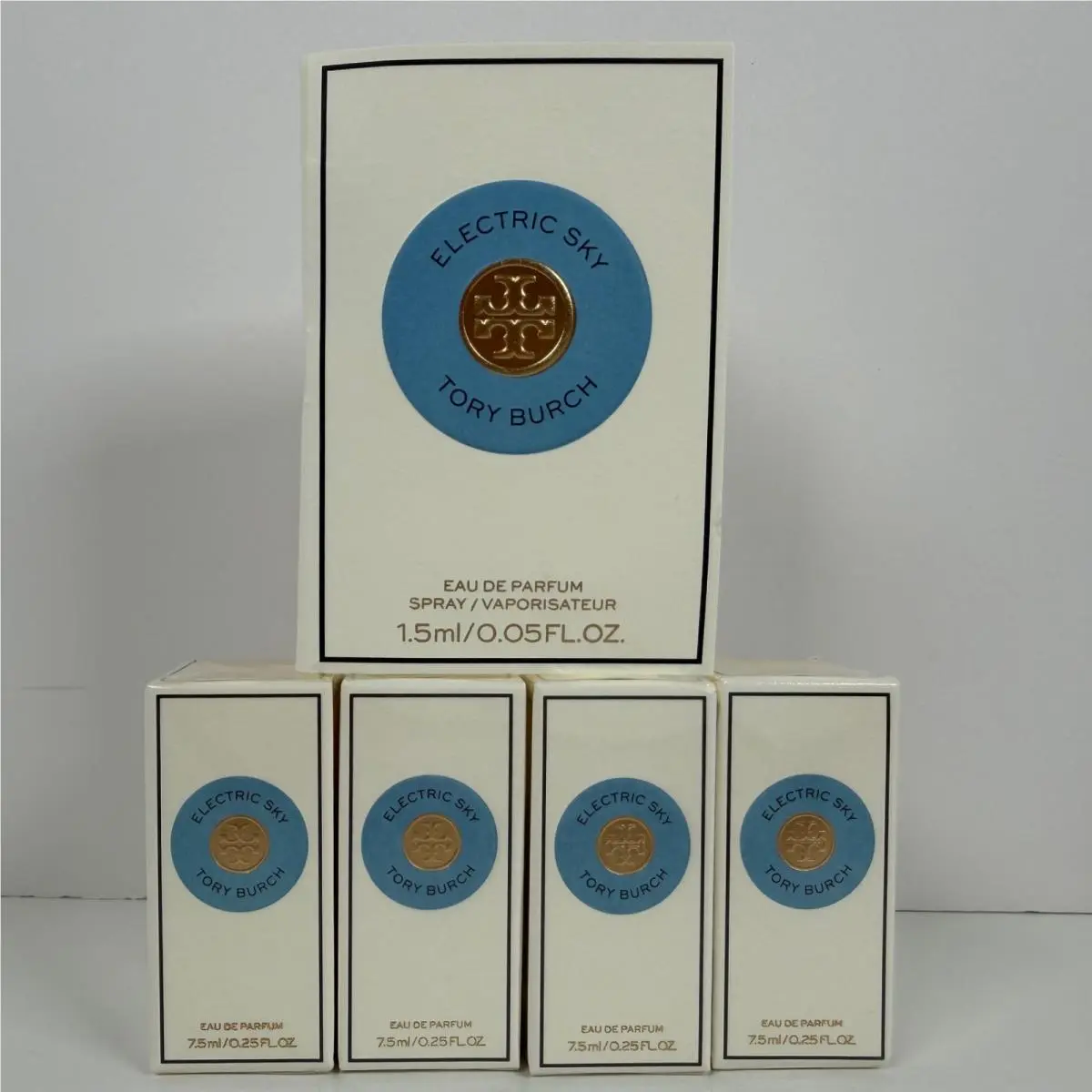 4 Tory Burch Fragrance Electric Sky Eau de Parfum Edp Sample 7.5ml/.25oz