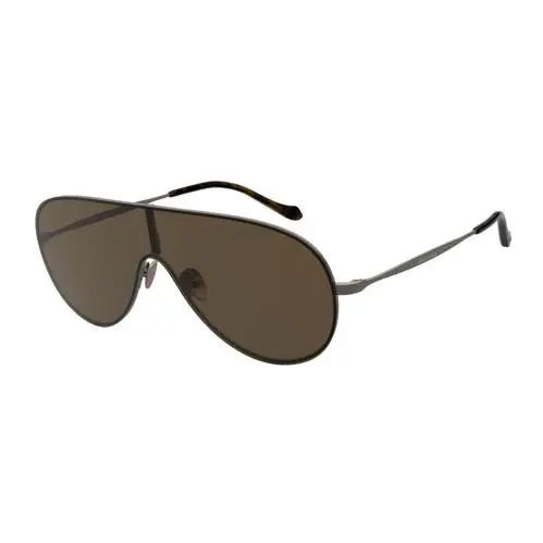 Unisex Sunglasses AR6108 300673 Dark Brown by Giorgio Armani