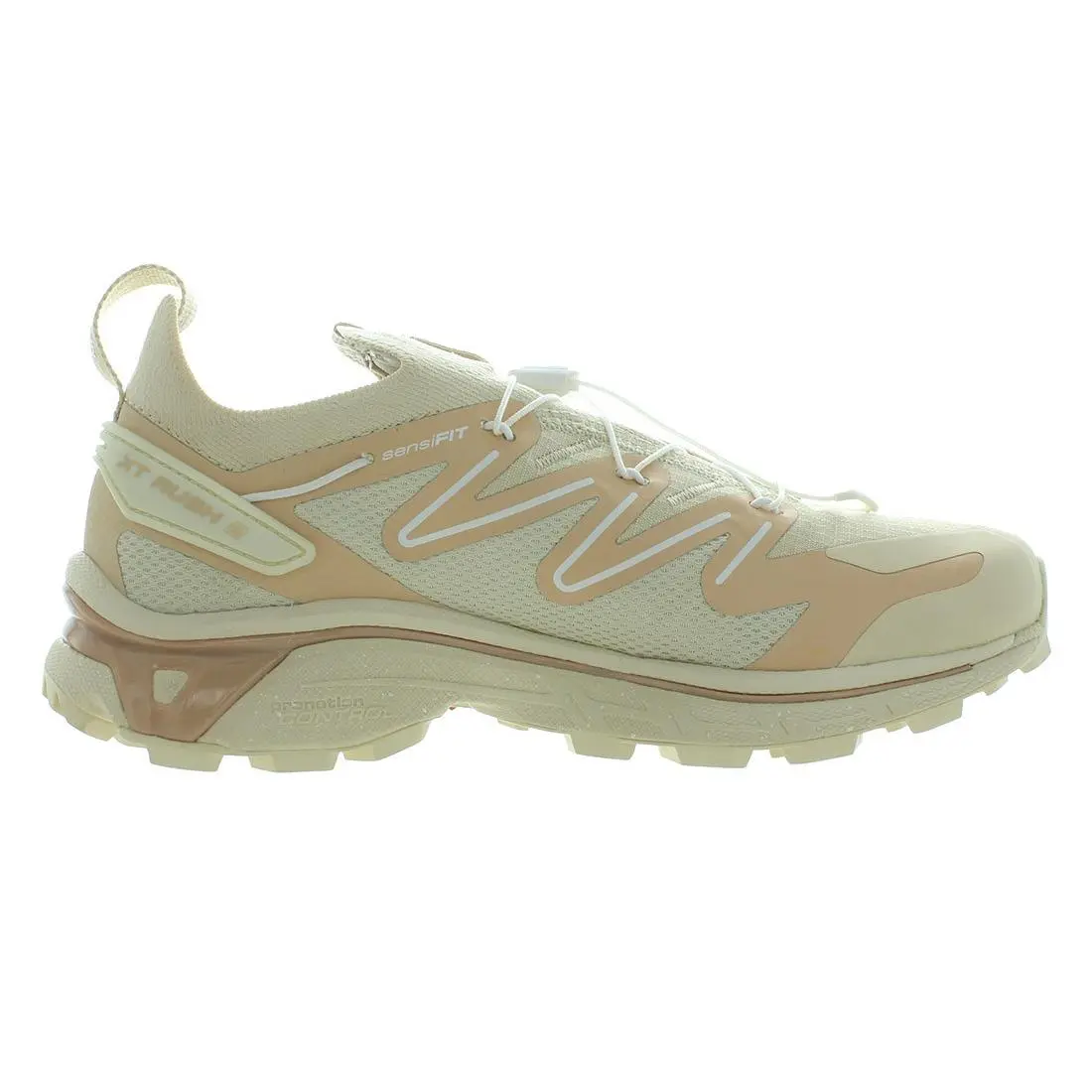 Salomon shoes - Bleached Sand/Hazelnut/White, Main: Beige 1