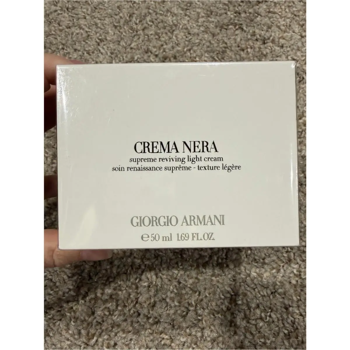 Large Crema Nera Supreme Light Reviving Cream 50 ml by Giorgio Armani