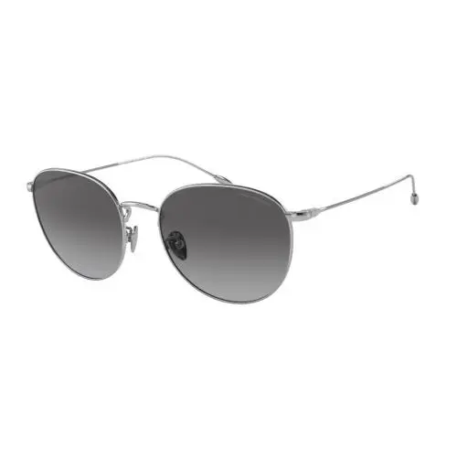 Giorgio Armani Unisex Sunglasses AR6114 301511 Silver Gray
