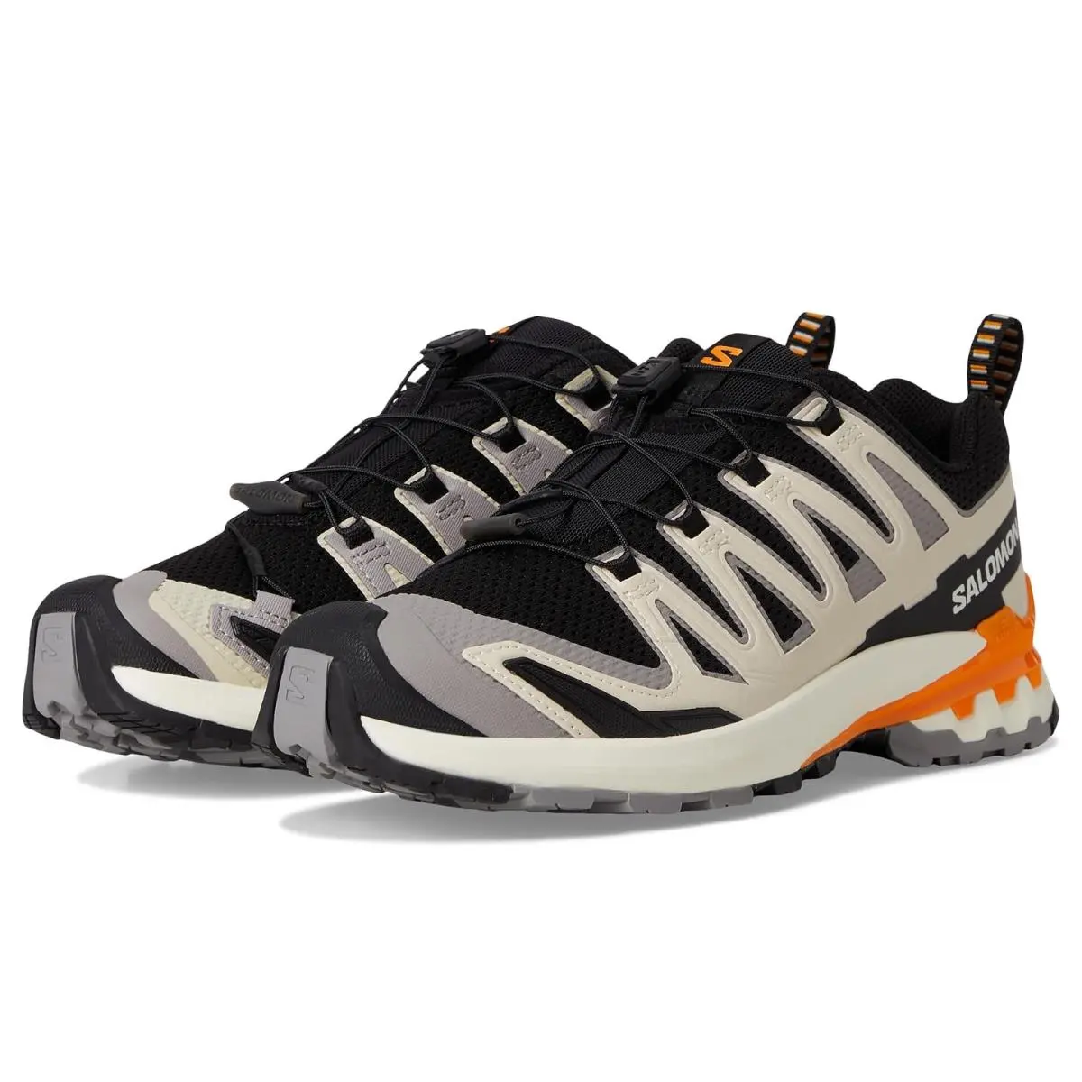 Salomon shoes - Black/Gull/Turmeric 6