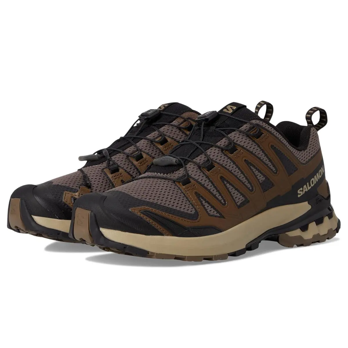 Salomon shoes - Black/Gull/Turmeric 27