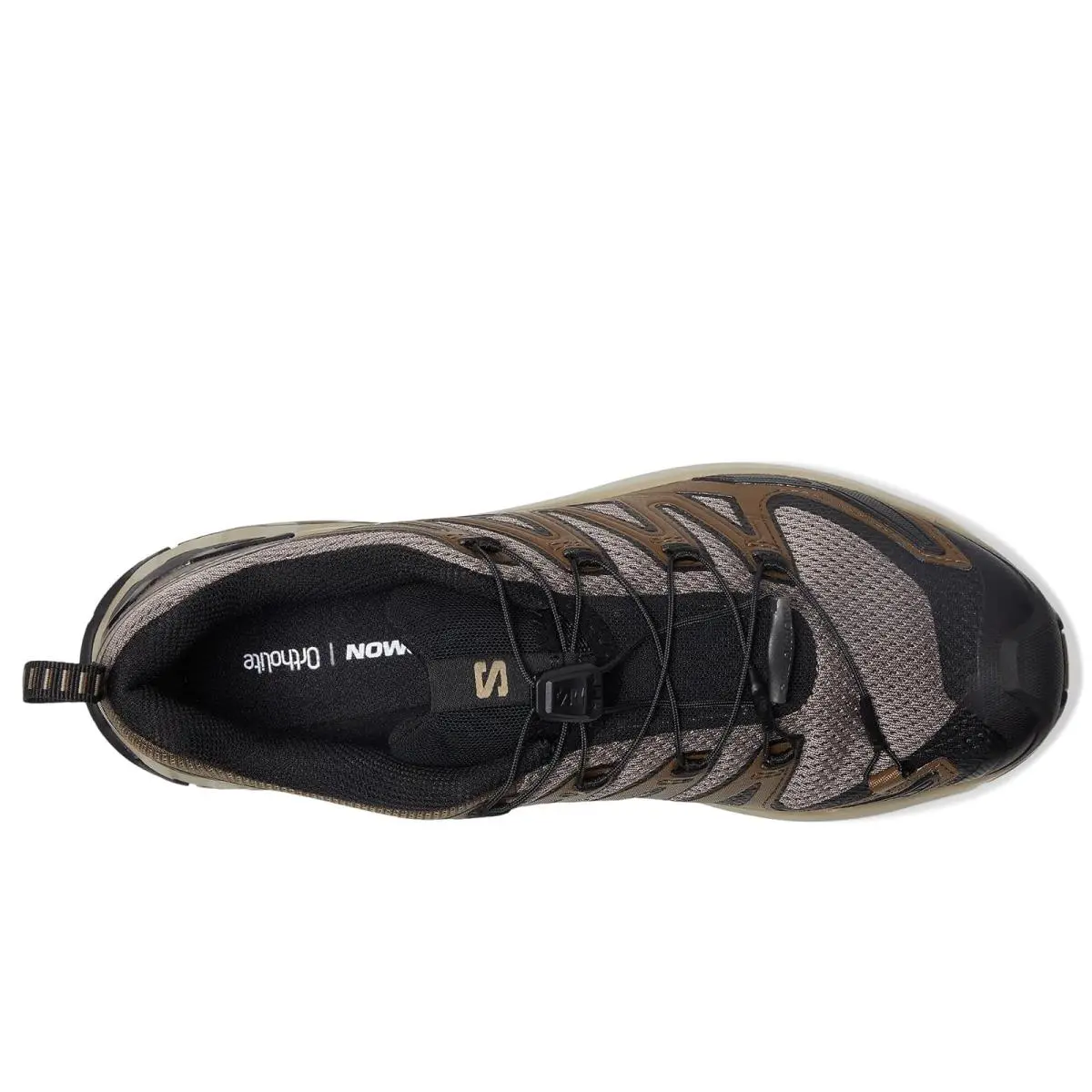 Salomon shoes - Black/Gull/Turmeric 28