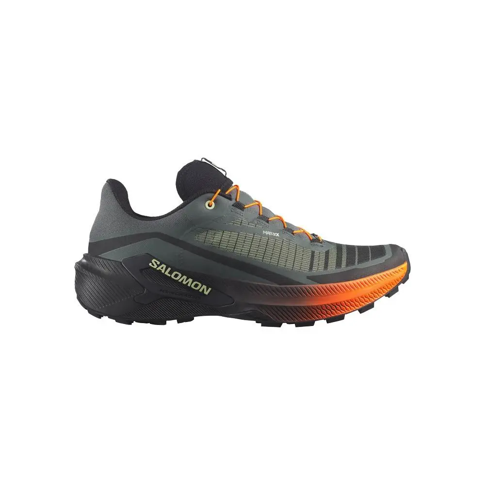 Salomon Men`s Genesis 2 Shoes - 11.5 - Urban Chic Black Lime Cream
