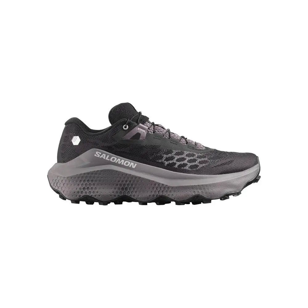 Salomon Men`s Ultra Glide 4 Shoes - Black Dark Dull Gray - 9.5