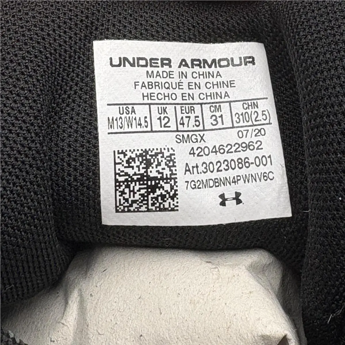 Under Armour shoes - Under Armour 3023086-001 - 3023086-001 - Black 6