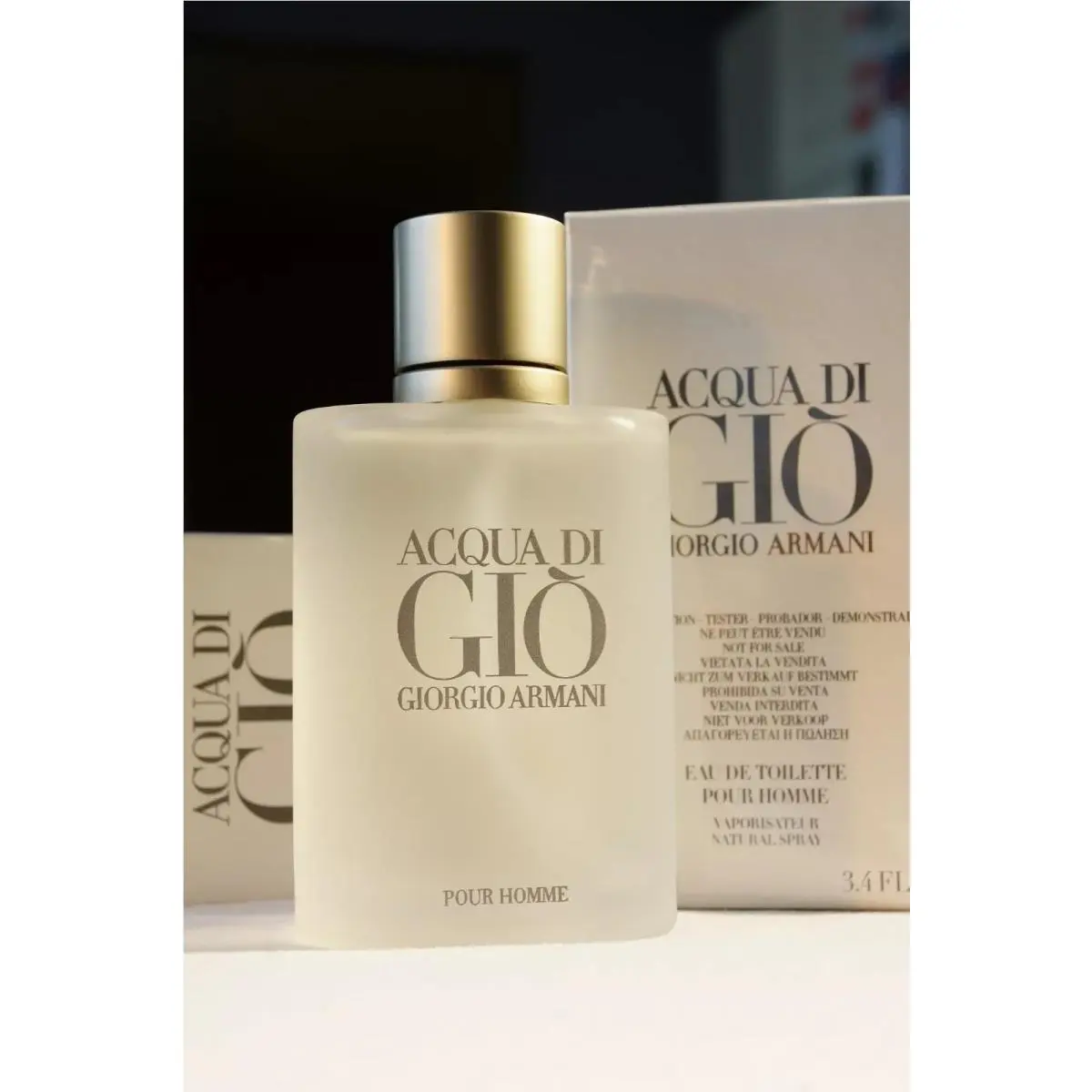 Acqua DI Gio 3.4 oz Edt by Giorgio Armani Spray IN Promo Box Men`s Fragrance