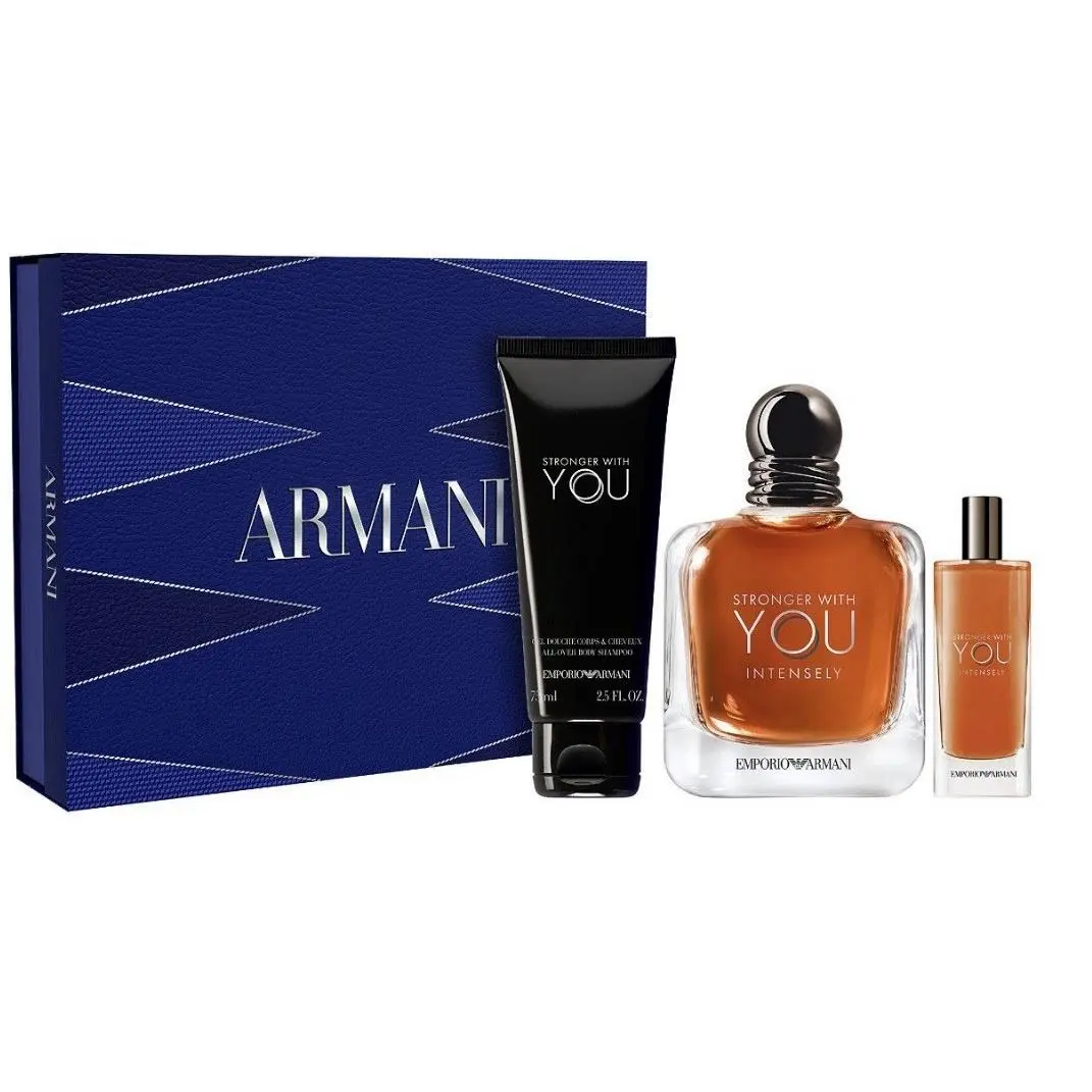 Giorgio Armani Stronger with You Intence 3-pcs Gift Set For Him