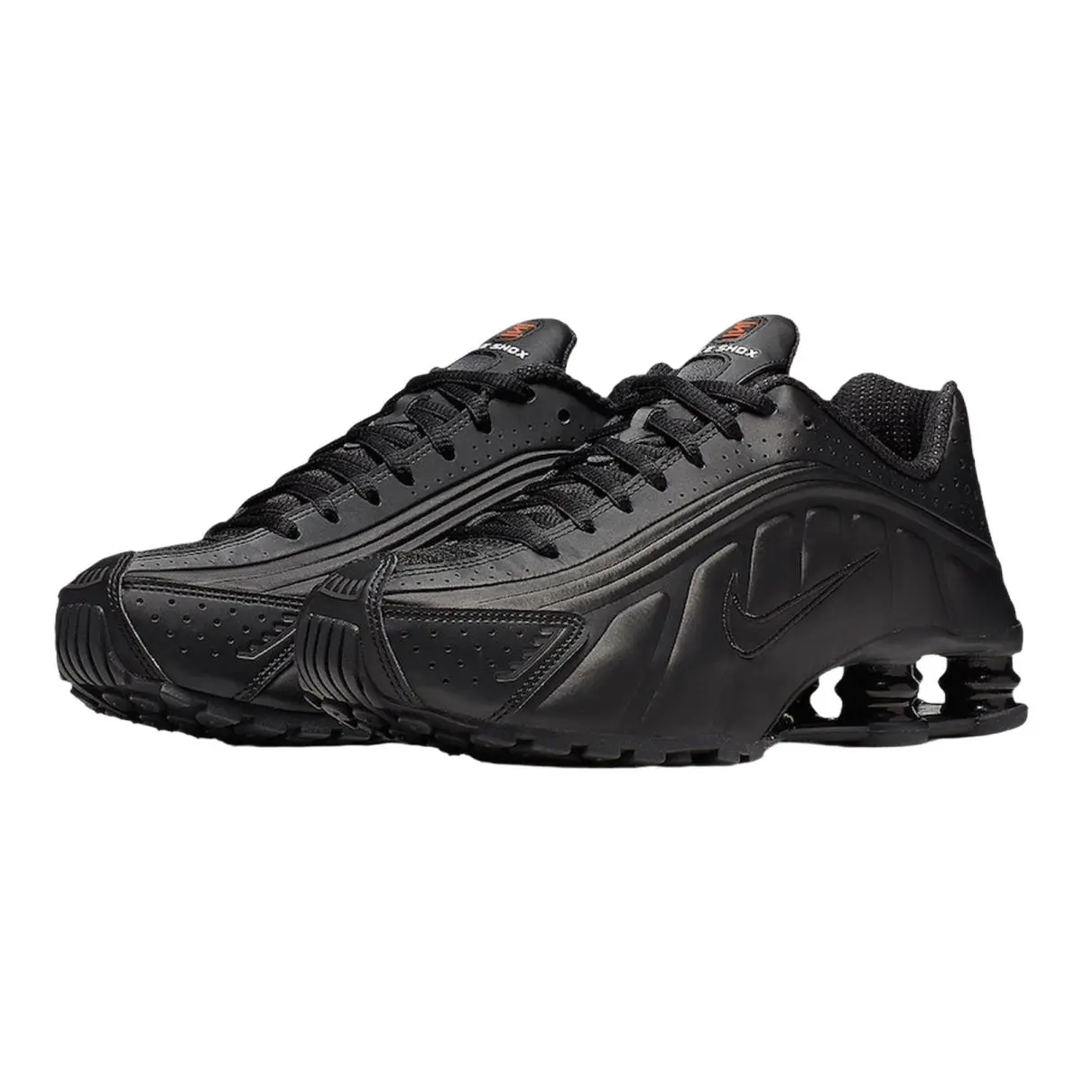 Nike shoes - NIKE Shox R4 - Shox - Black/Black-Max Orange 1