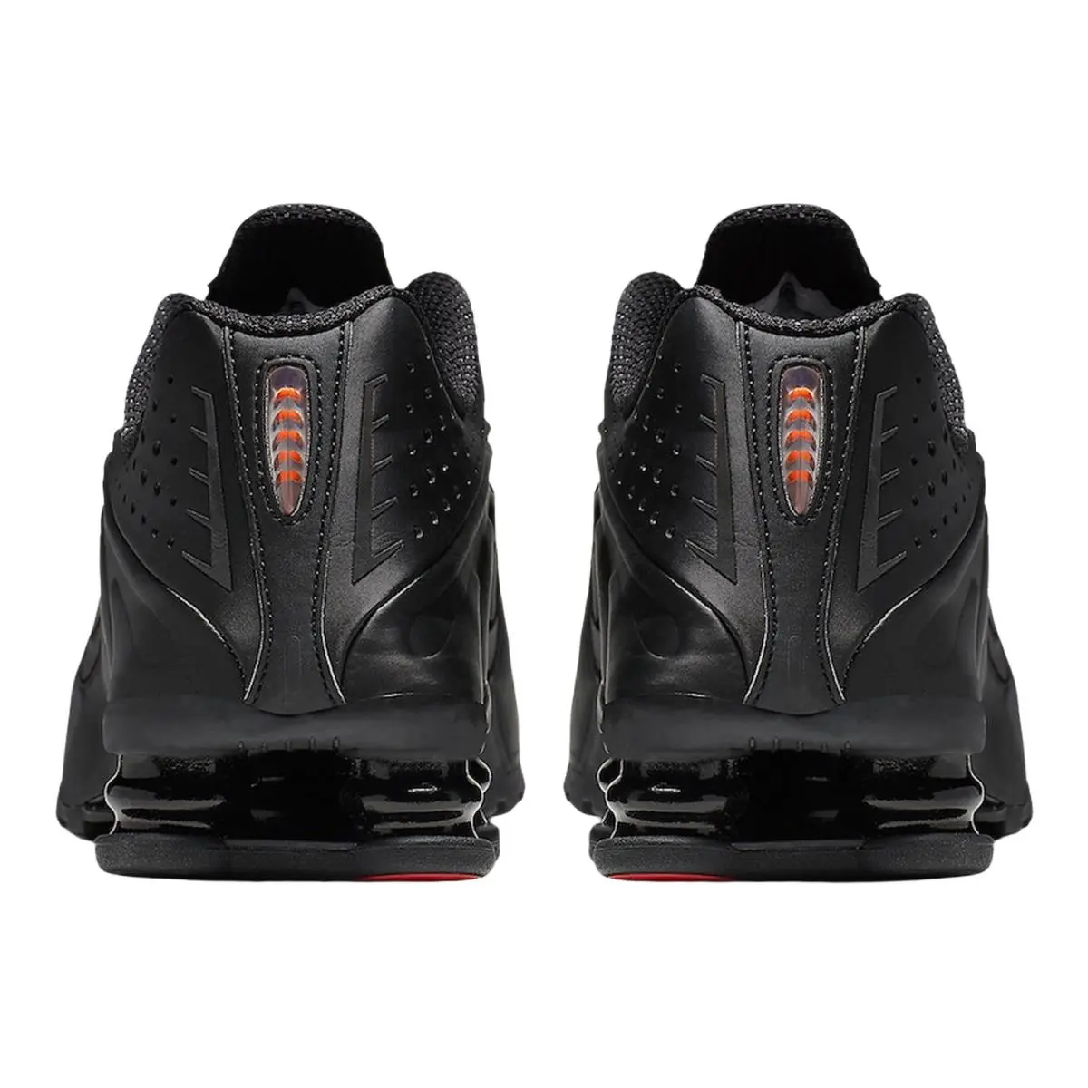 Nike shoes - NIKE Shox R4 - Shox - Black/Black-Max Orange 3