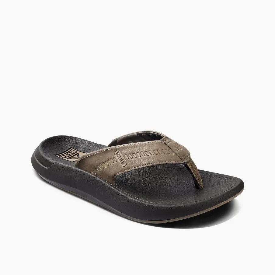 Reef Men`s Swellsole Cruiser Flip Flop Regular Sandal - Brown/tan Size Options