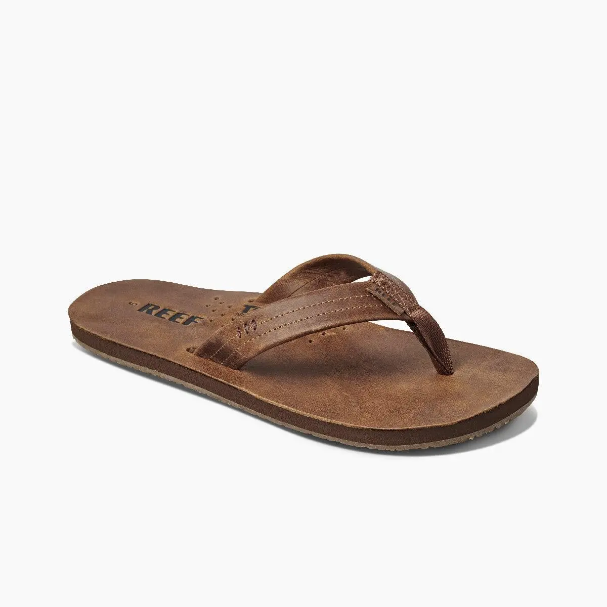 Reef Men`s Lightweight Draftsmen Flip Flop Regular Sandal - Bronze Brown Sizes