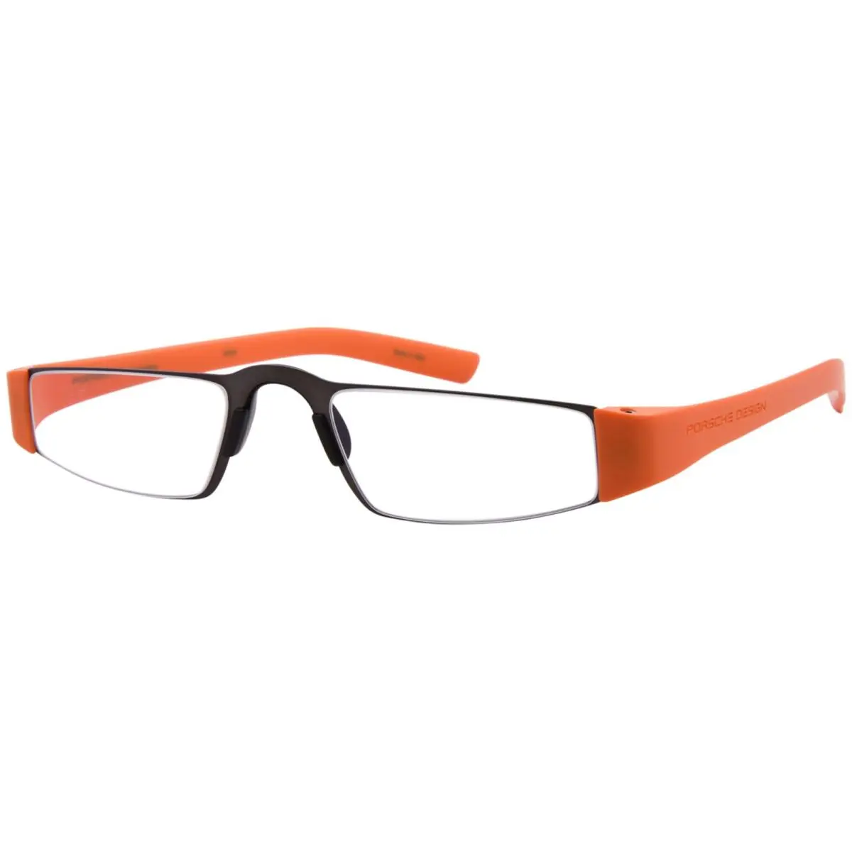 Porsche Design P8801V Reading Glasses Semi Rim Rectangle Shape