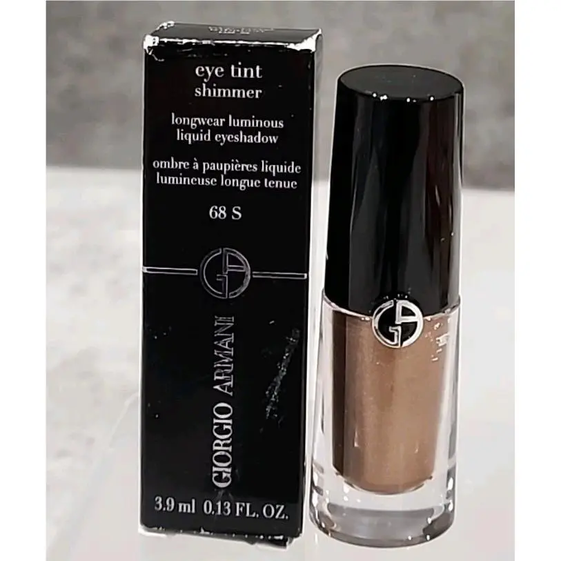 Eye Tint Chrome Liquid Eye Color In 68S Tobacco by Giorgio Armani