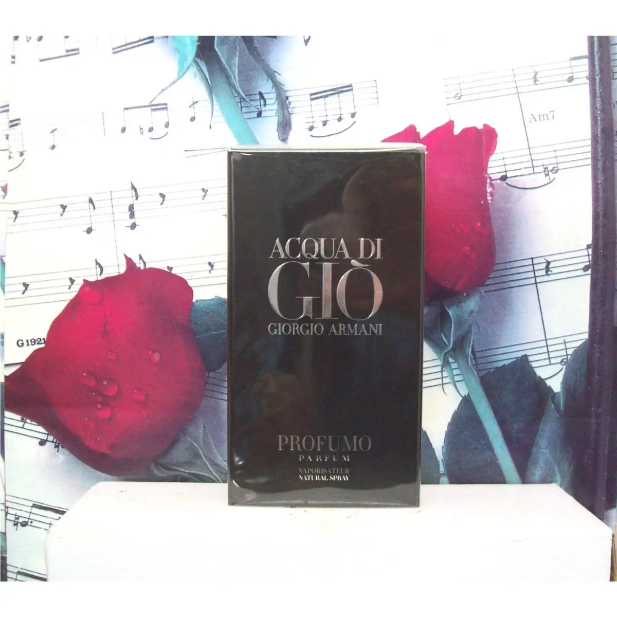 Acqua Di Gio Profumo By Giorgio Armani 4.2 Oz. Parfum Spray. Authentic. 22W301N