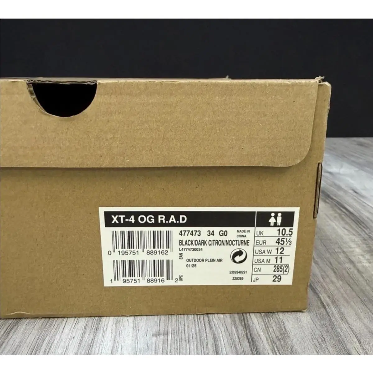 Salomon shoes - Salomon XT-4 OG - L47747300 - Black 5