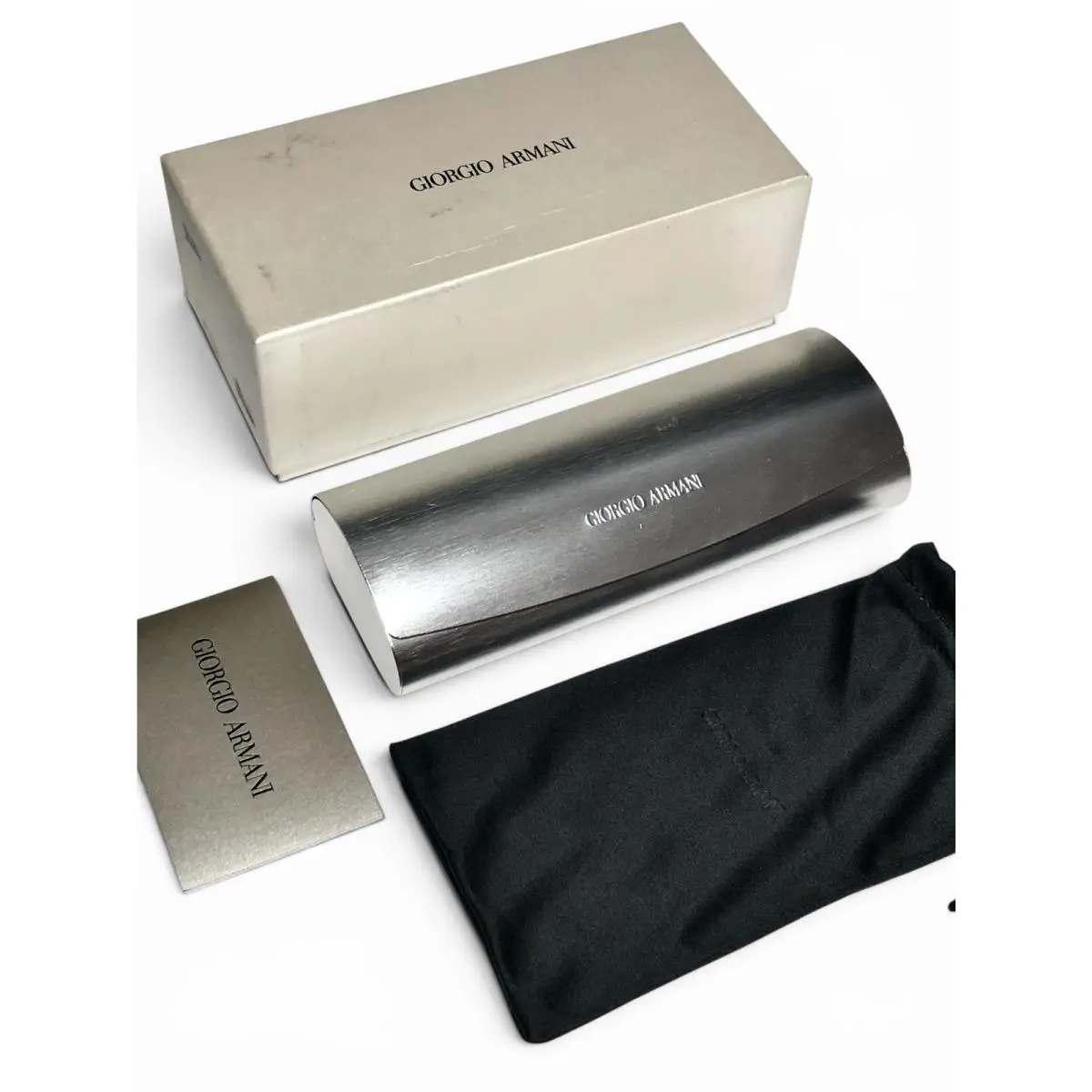 Sunglasses Eyeglasses Aluminum Case Set Limited Edition by Giorgio Armani