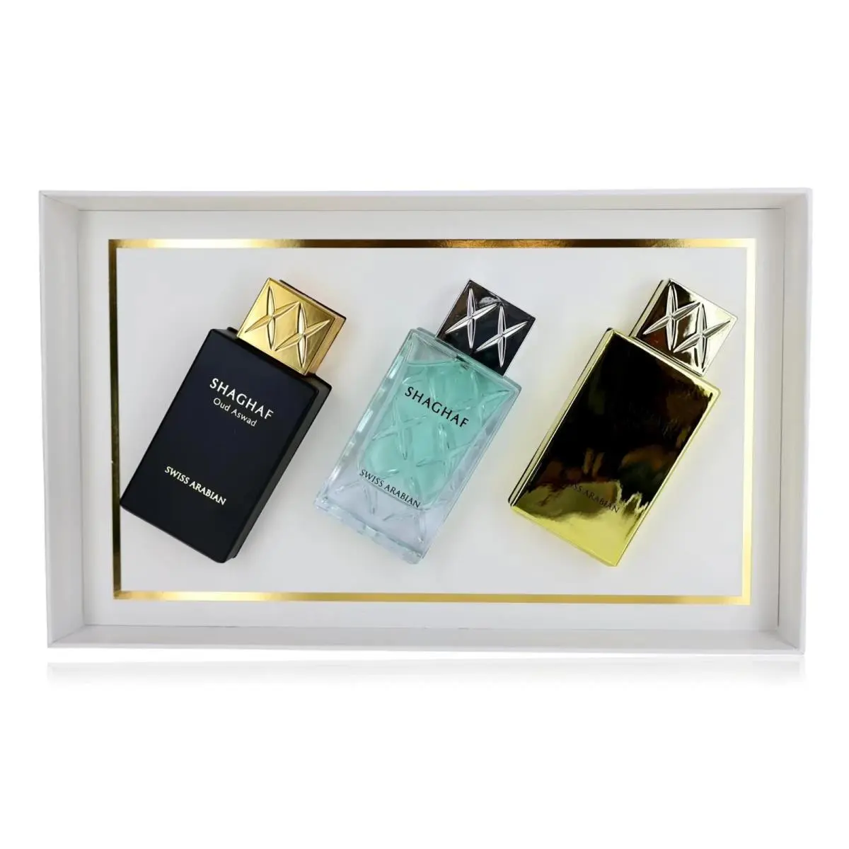 Shaghaf Collection Set  3x 75ml Spray - Free Express Shipping by Swiss Arabian