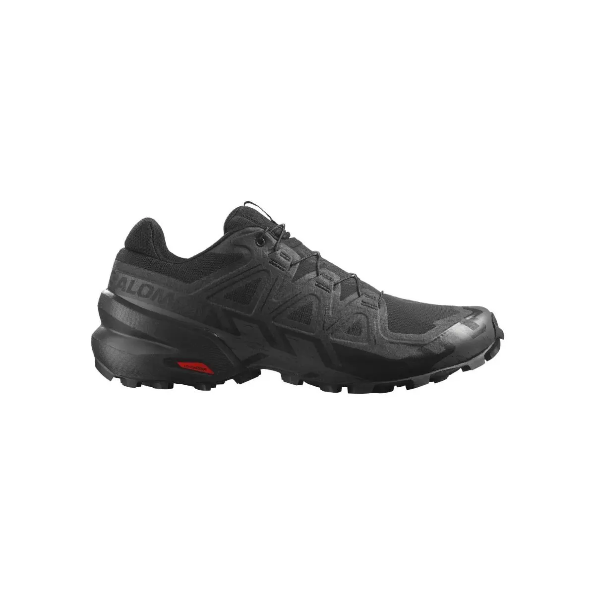 Salomon Speedcross 6 Wide Women Trail Running Shoes in Black Phantom Size 6