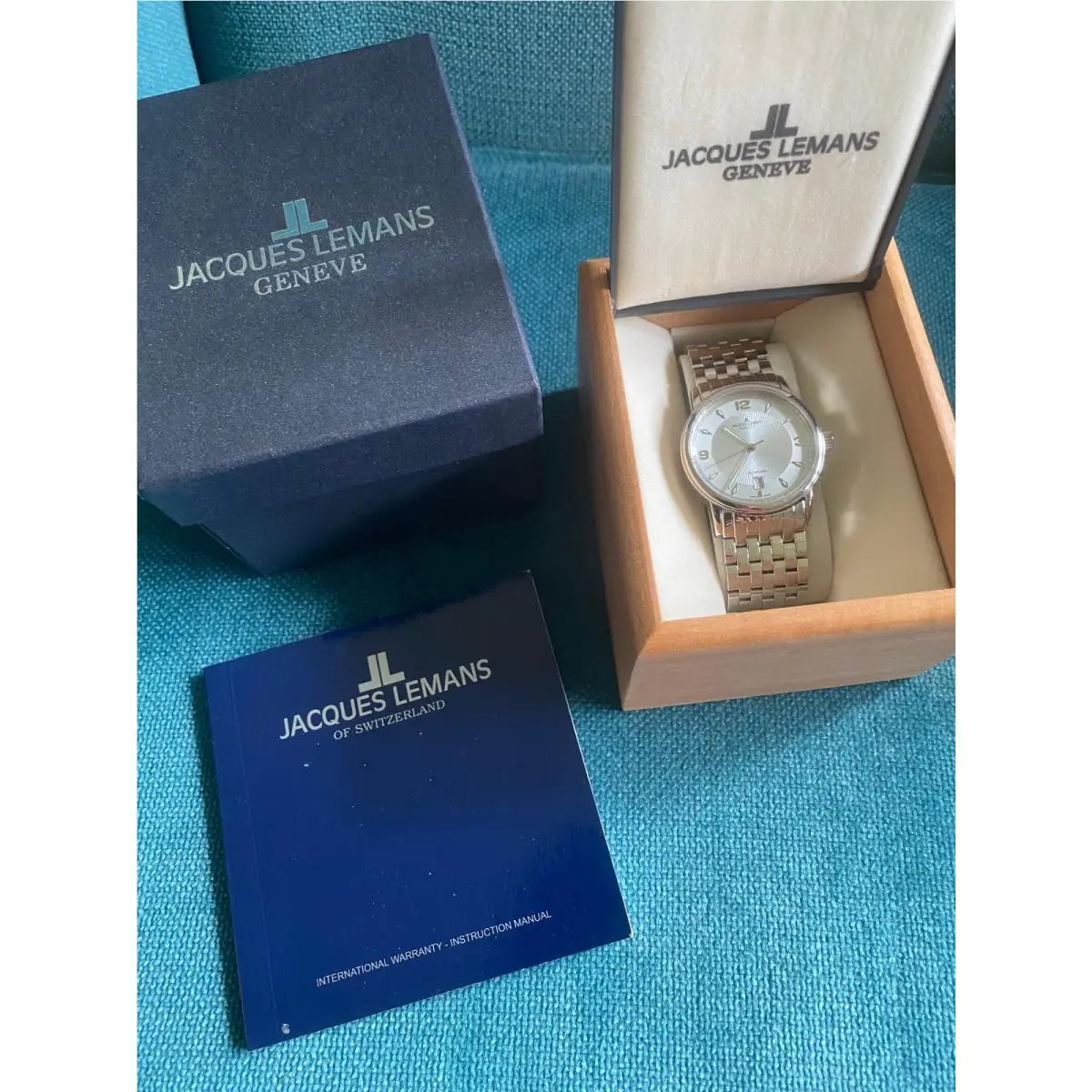 Swiss Made Automatic Watch G138 Silver by Jacques Lemans