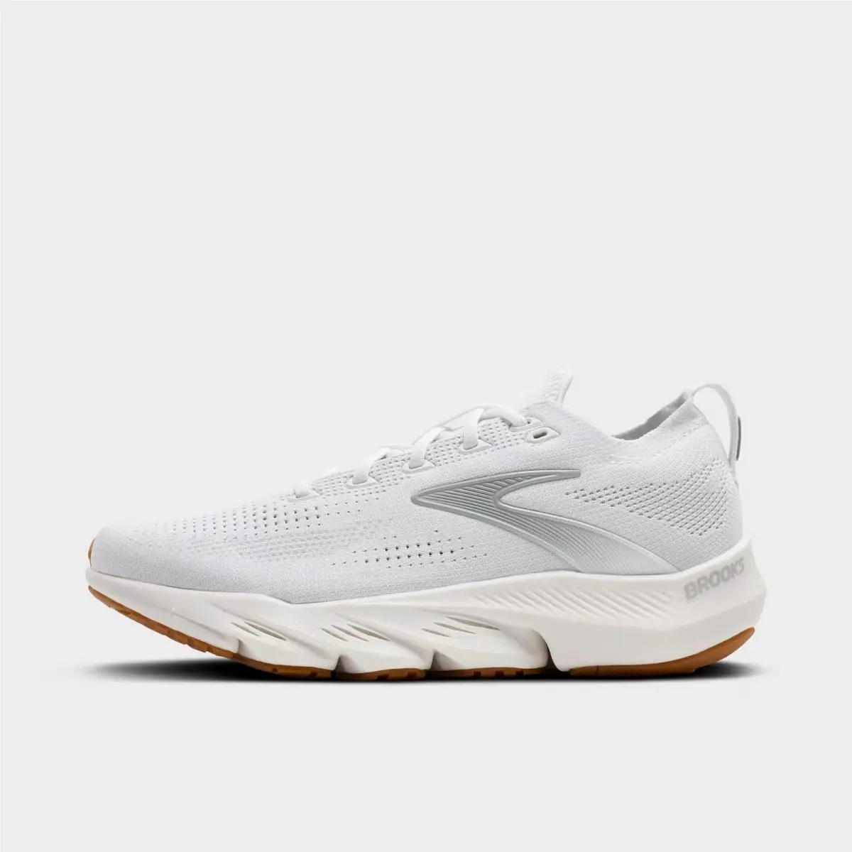 Women`s Brooks Glycerin Flex Running Shoes White/black/gum 1204671B 187