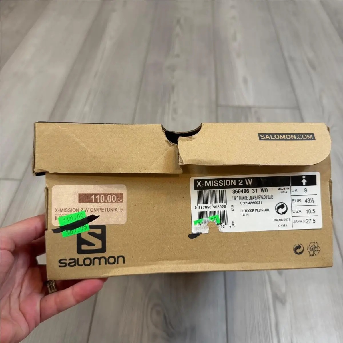 Salomon shoes - Salomon X-Mission 2 W - Blue 10