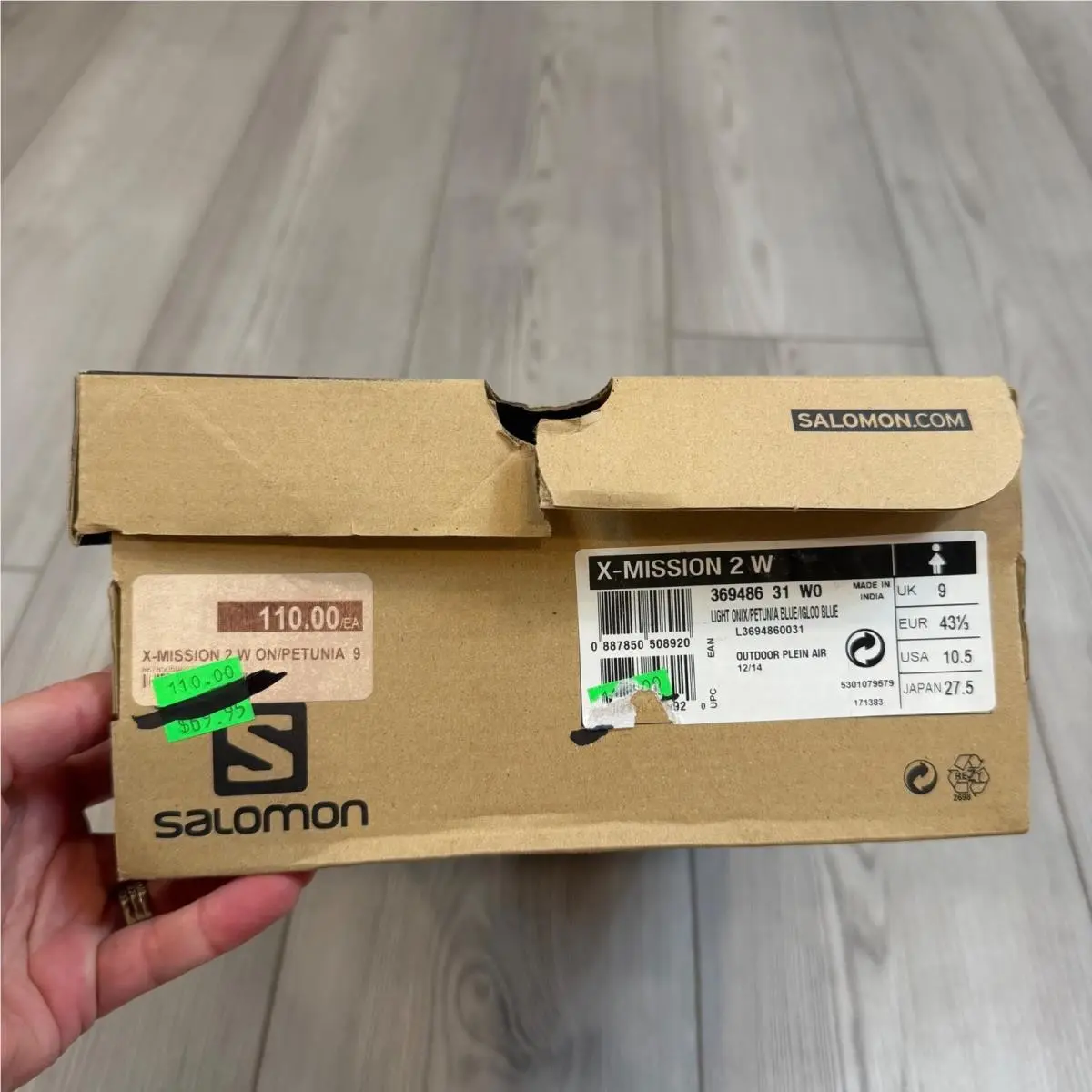 Salomon shoes - Salomon X-Mission 2 W - Blue 11