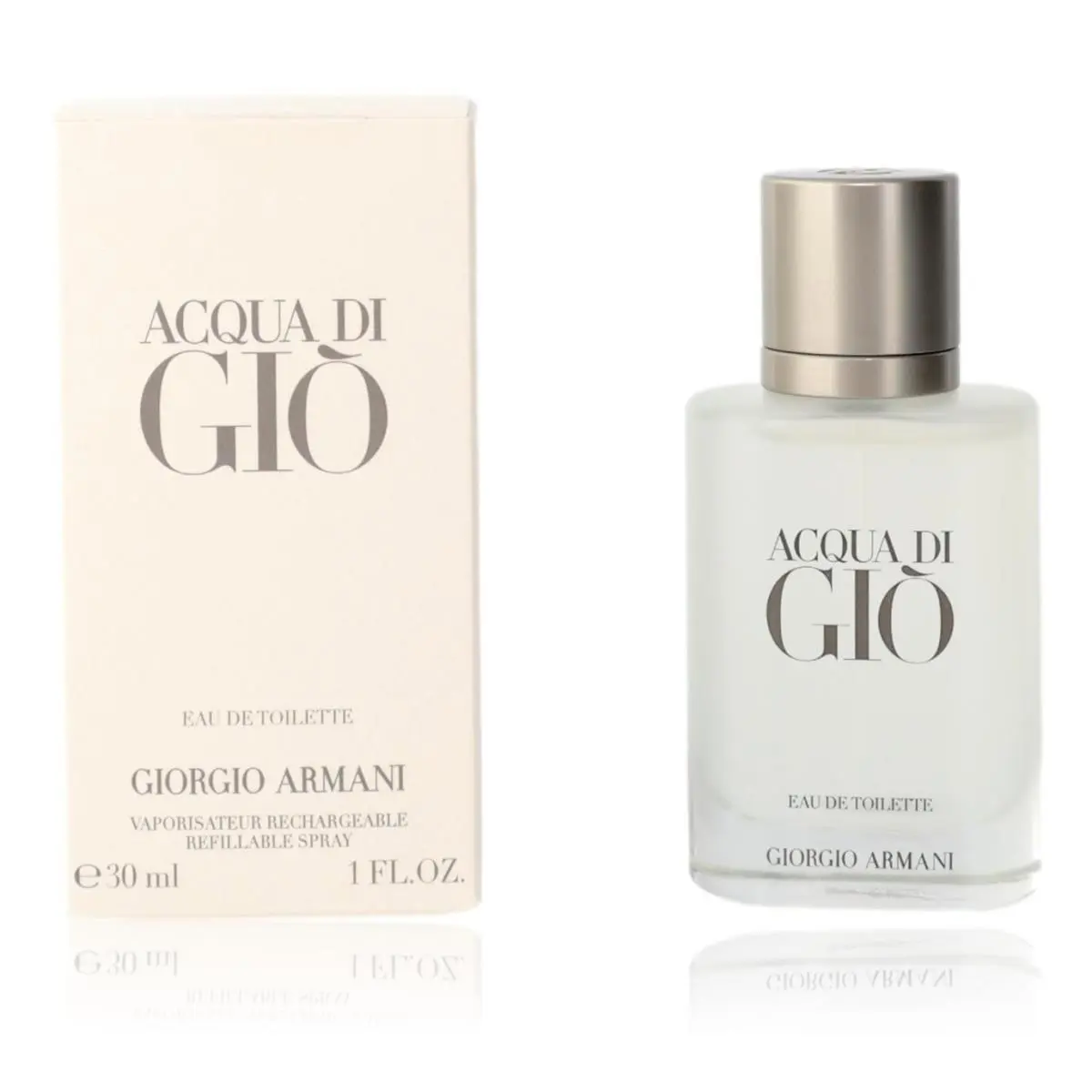 Acqua Di Gio by Giorgio Armani 1 oz Eau de Toilette Refillable Spray Men