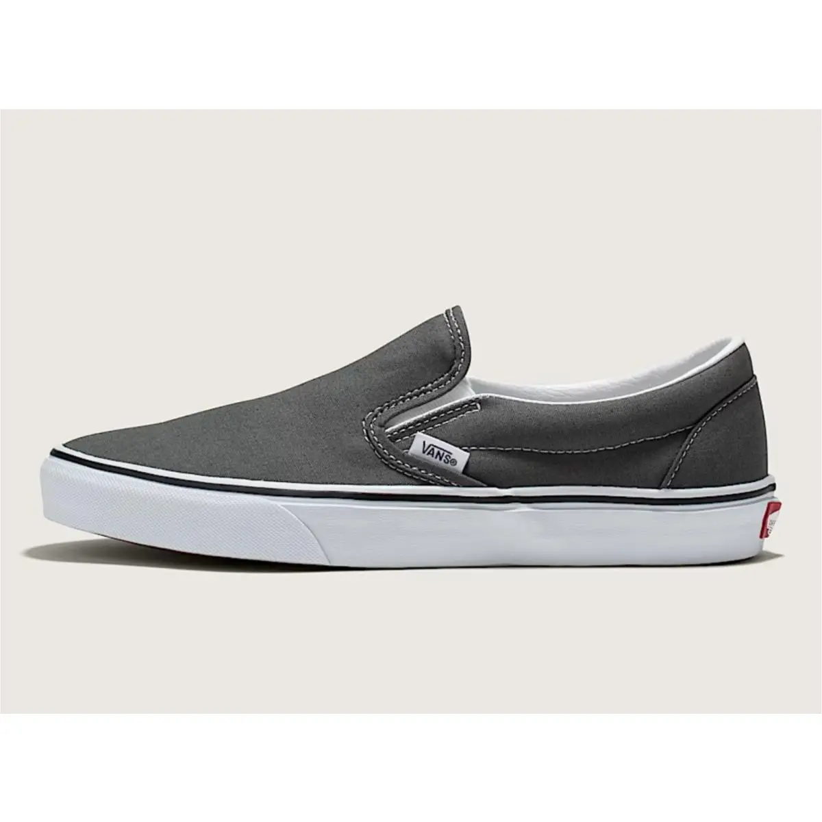Vans Slip-on Classic Charcoal Sneakers Unisex Canvas Shoes