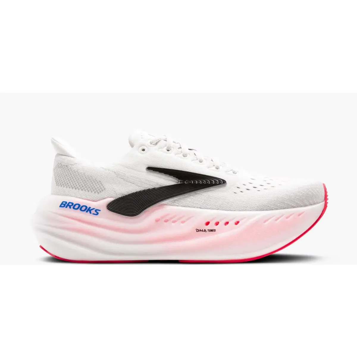 Brooks Glycerin Max 120436 1B White/black/pink Womens Size 11 11.5 New/box