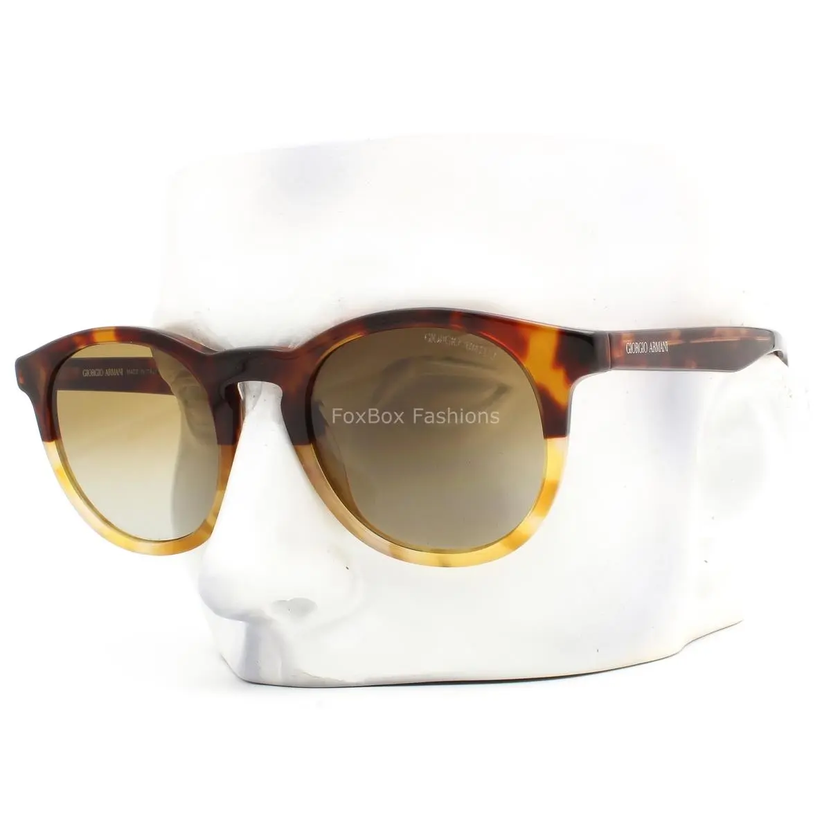 Sunglasses AR 8192 6034/B2 Polished Red Brown Honey Havana W/case by Giorgio Armani