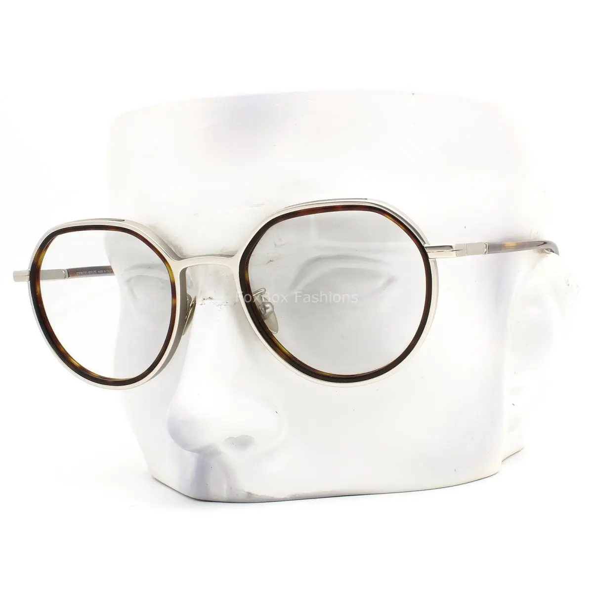 Giorgio Armani AR6144 Photochromic Sunglasses Glasses Silver Brown Havana W/case
