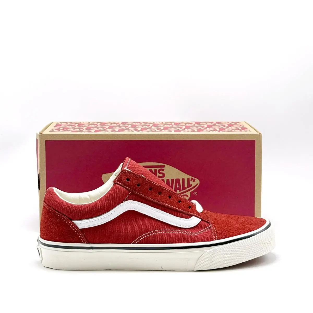 Unisex Vans Old Skool Duck Canvas Shoe Poppy Ember Red VN000D7ZGWR