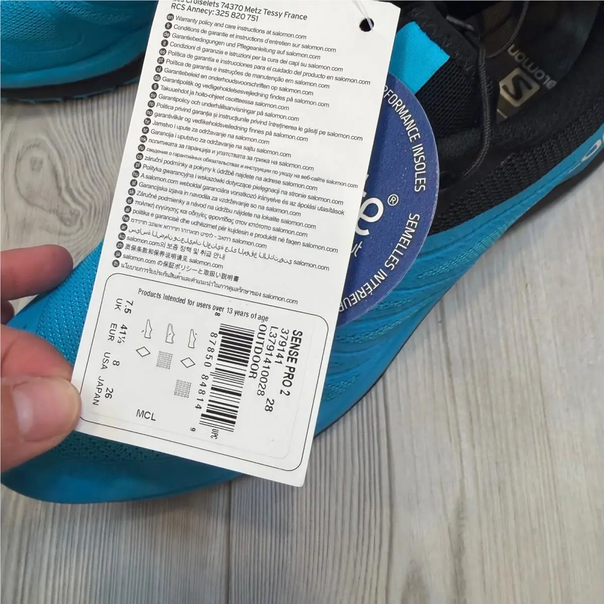 Salomon shoes - Sense Pro 2 - Sense Pro - Blue 3
