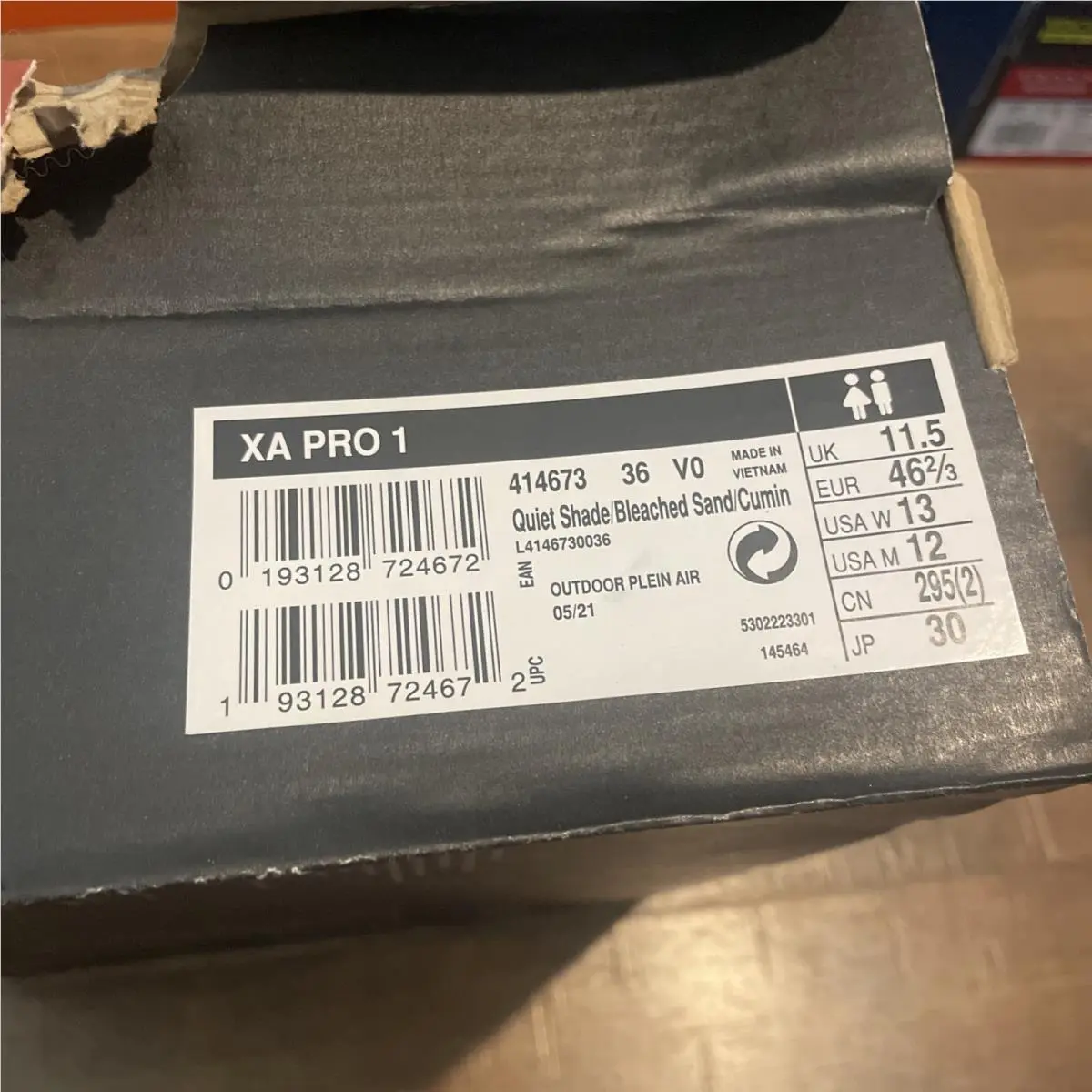 Salomon shoes - Salomon XA Pro - Pro - 414673 - Beige 4